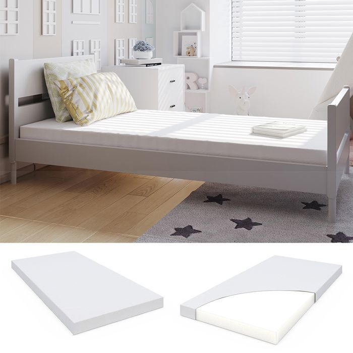 Materasso per bambini 160x80 cm, bianco, Vitalispa 40377