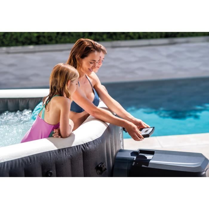 Spa - INTEX - PureSpa Carbon - 6-person - 140 bubble jets - 6 massage jets