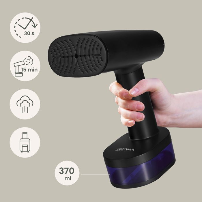 Steamer - ZEEGMA - Steamee - Portable - Ready in 30 seconds - 1600 W - 370 ml
