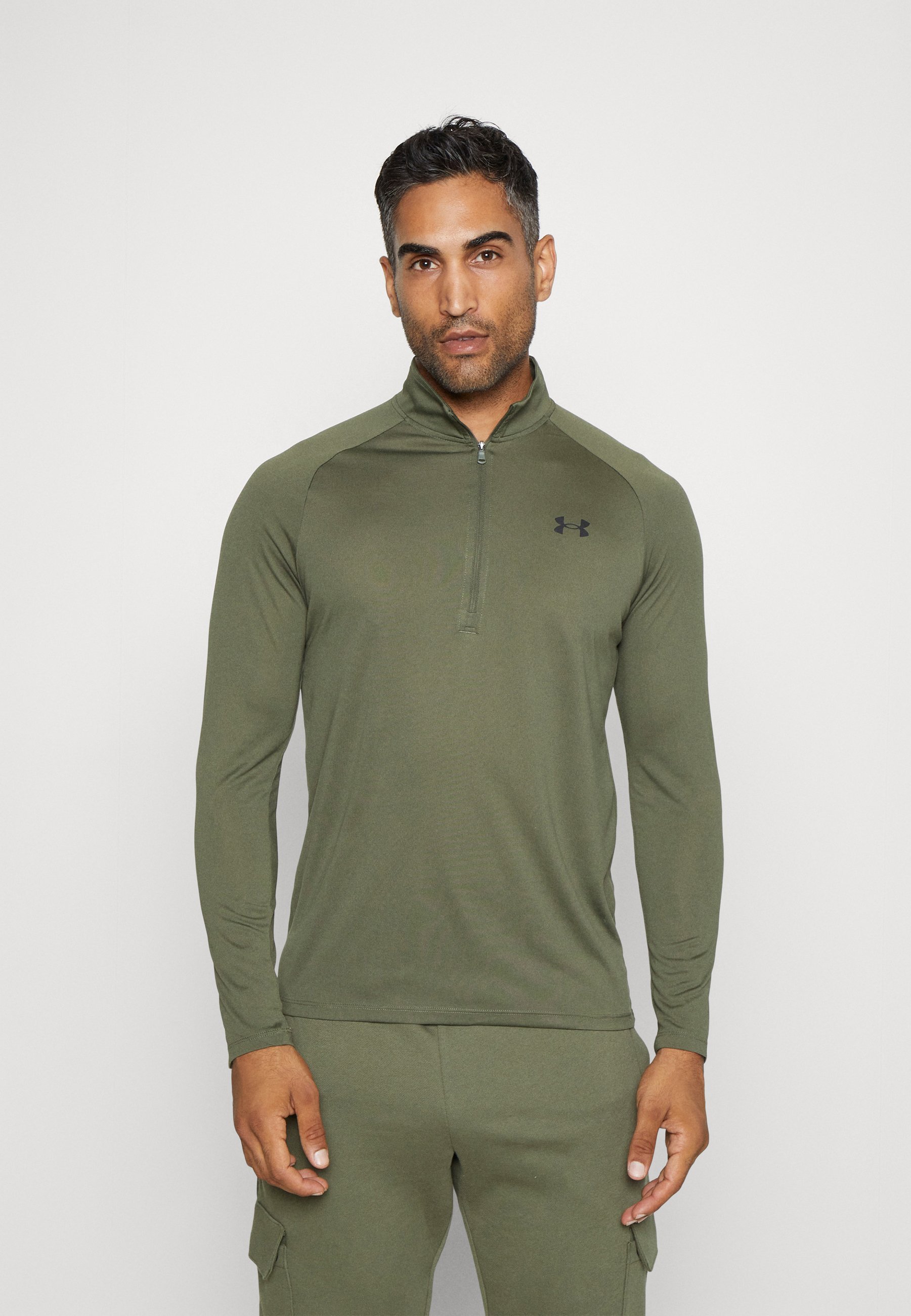 Under Armour TECH 2.0 - Top met lange mouwen - marinegroen/zwart