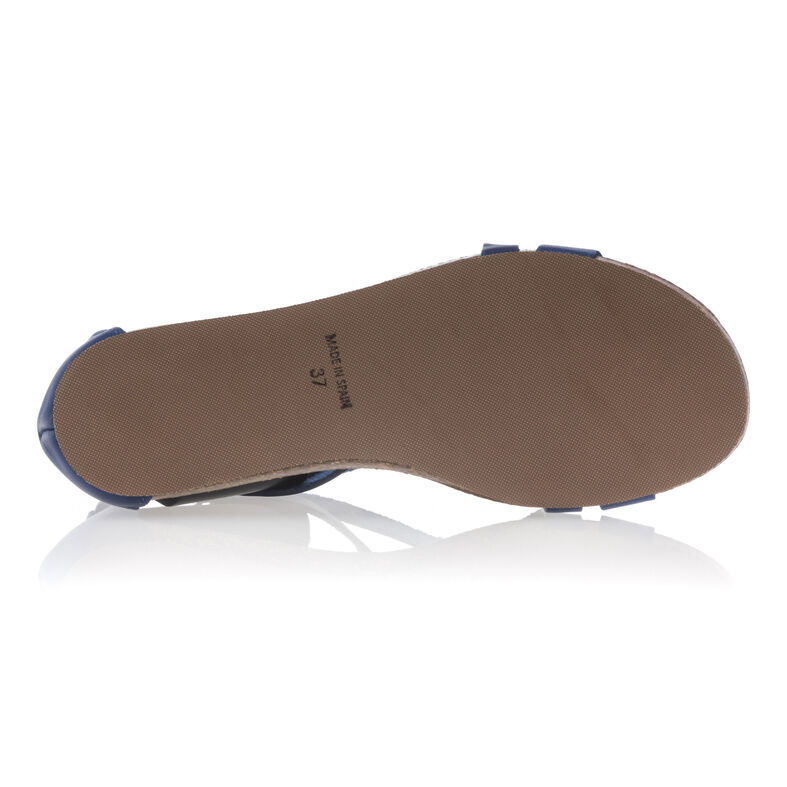 Sandalias azules para mujer / Zapatos de punta abierta