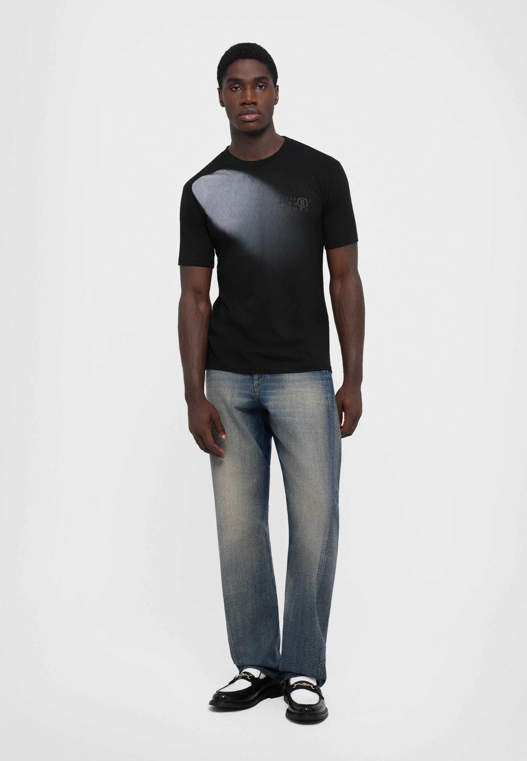 MM6 Maison Margiela Print T-Shirt - schwarz