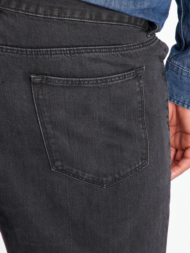 Calça jeans 100% algodão - CINZA