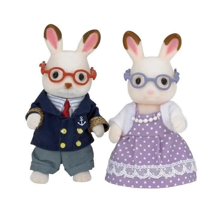 SYLVANIAN FAMILIES - 5190 - Chocolate Rabbit Grandparents - The Families