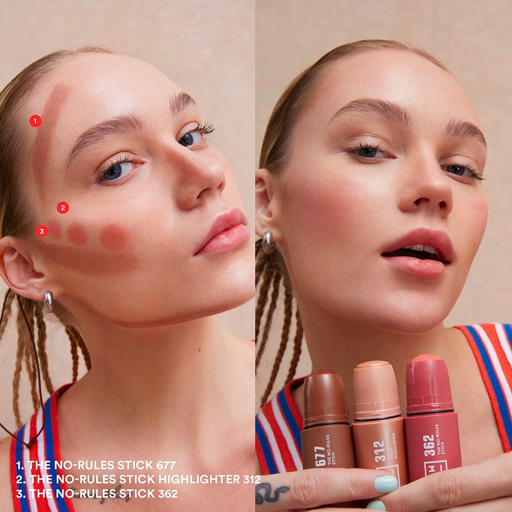 3INA Blush The No-Rules Stick – 5 g