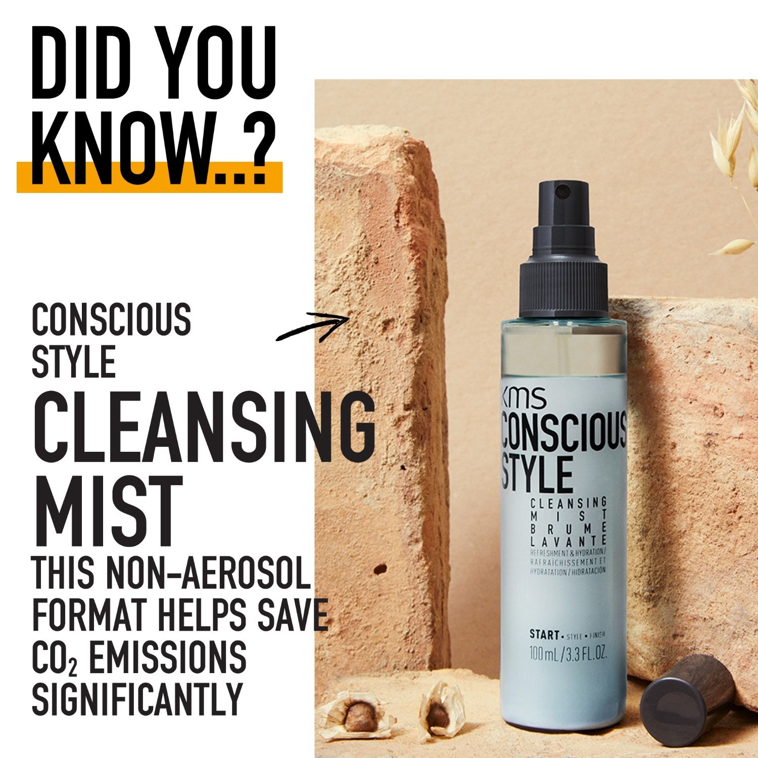 KMS matu fluīds Conscious Style Conscious Style tīrīšanas sprejs - 100 ml