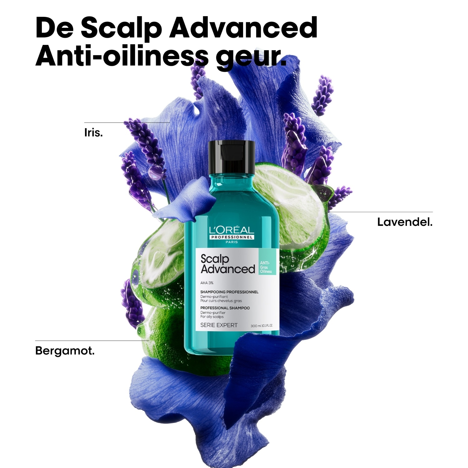 L'Oréal Professionnel Hair Shampoo Scalp Advanced Anti-Filiness Dermo-Cleanser - 300 ml