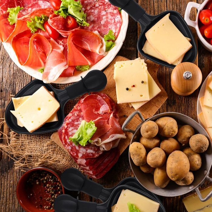 Set di 8 piatti da raclette