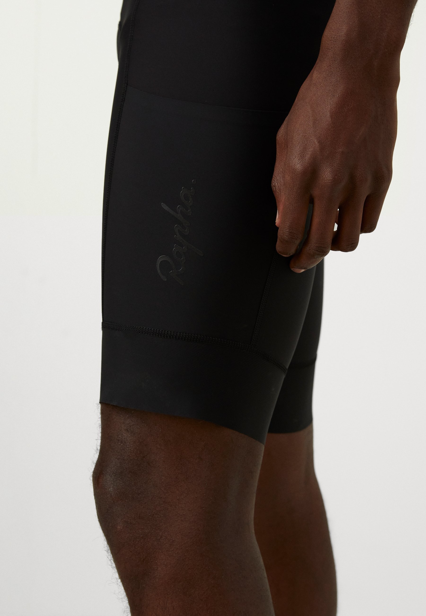 Rapha heren fietsbroek met zakje - zwarte bibshorts