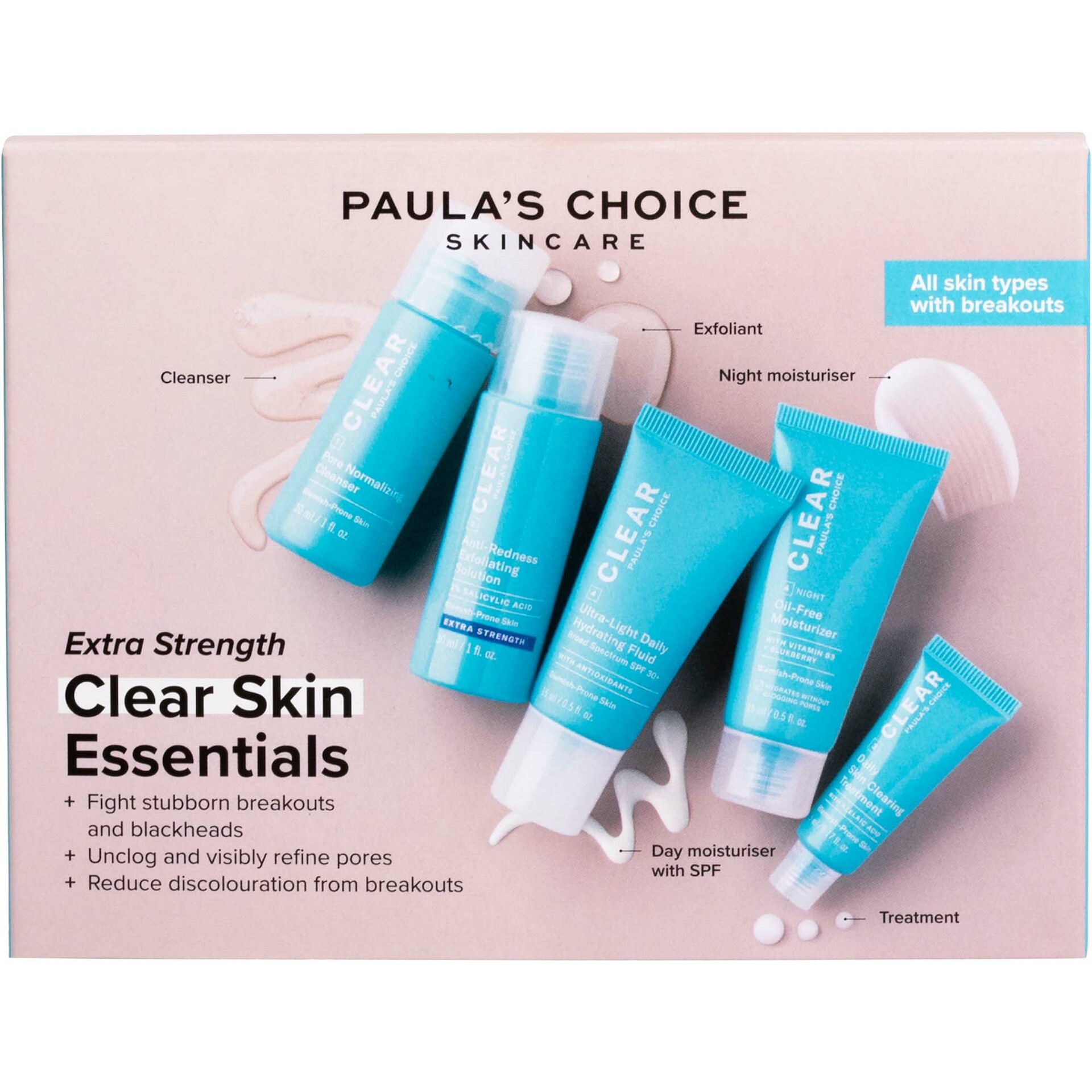 Zestaw testowy Clear Extra Strength – Paula's Choice