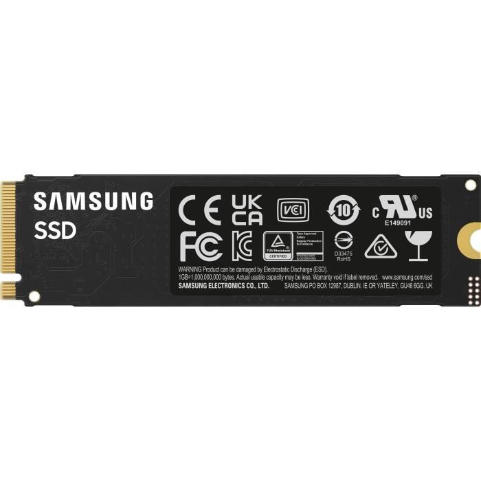 Internal SSD - SAMSUNG - 990 EVO Plus 4TB - NVMe M.2 PCIe 4.0x4 - Read speed up to 7250 MB/s