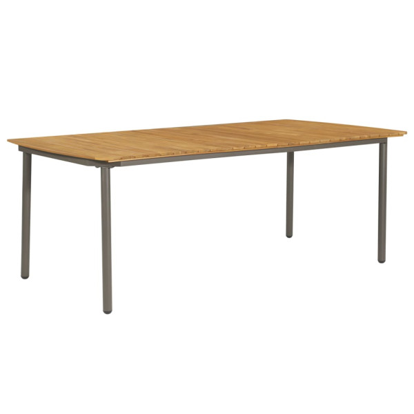 VidaXL Stół ogrodowy Brąz 200 x 100 x 72 cm Drewno
