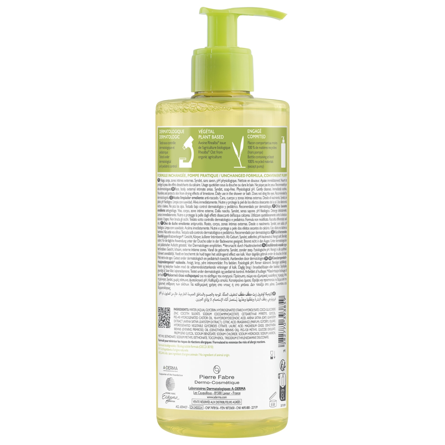 A-DERMA Exomega Control Duschöl – 200 ml