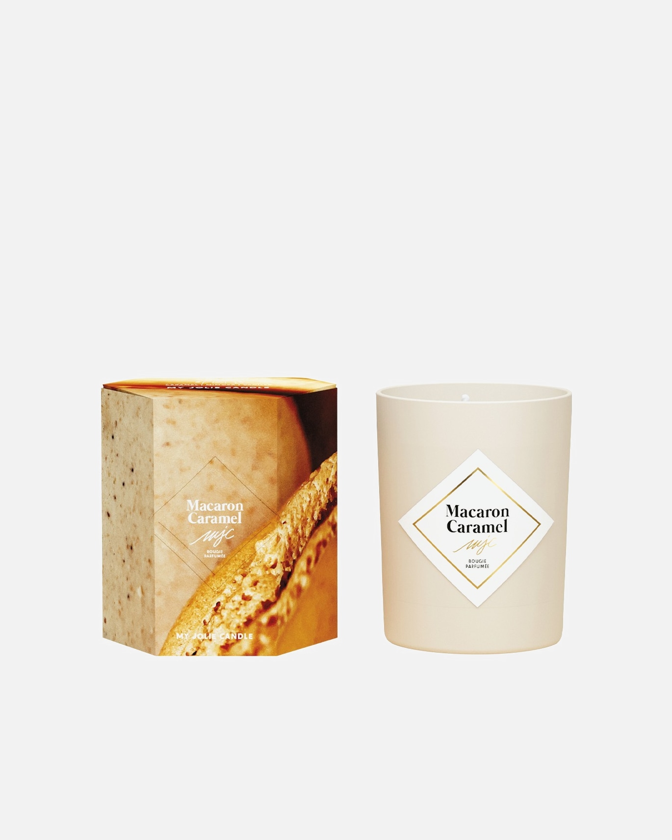 MY JOLIE CANDLE Bougie macaron caramel