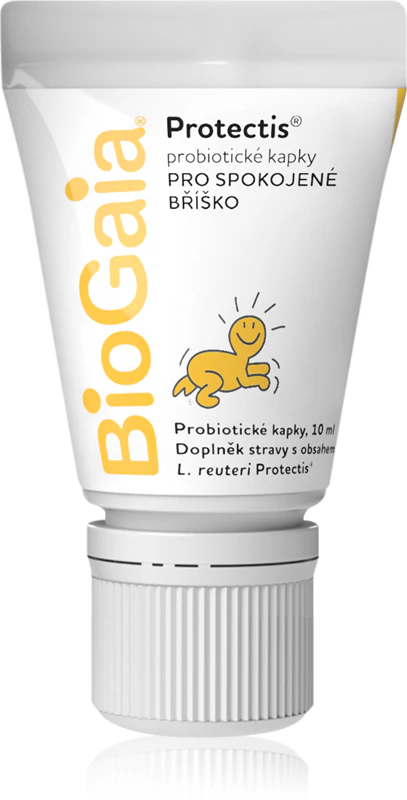 BioGaia Protectis®: gotas de suplemento alimentar para uma barriga feliz, que protegem a microbiota intestinal.