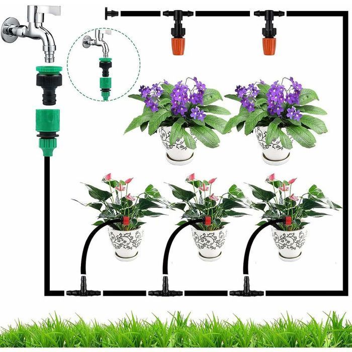 Kit di irrigazione a microgoccia YYV da 149 pezzi, kit di irrigazione automatico, colori assortiti