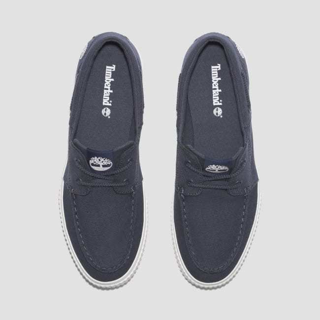 Sneaker Bassa Stringata da Uomo in blu marino
