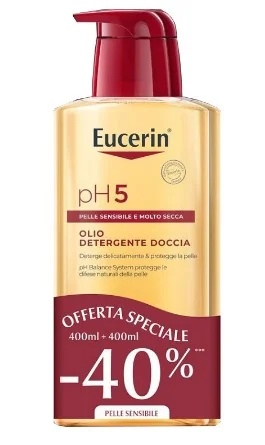 EUCERIN Eucerin Bipacco Ph5 Reinigingsolie 400 ml + 400 ml