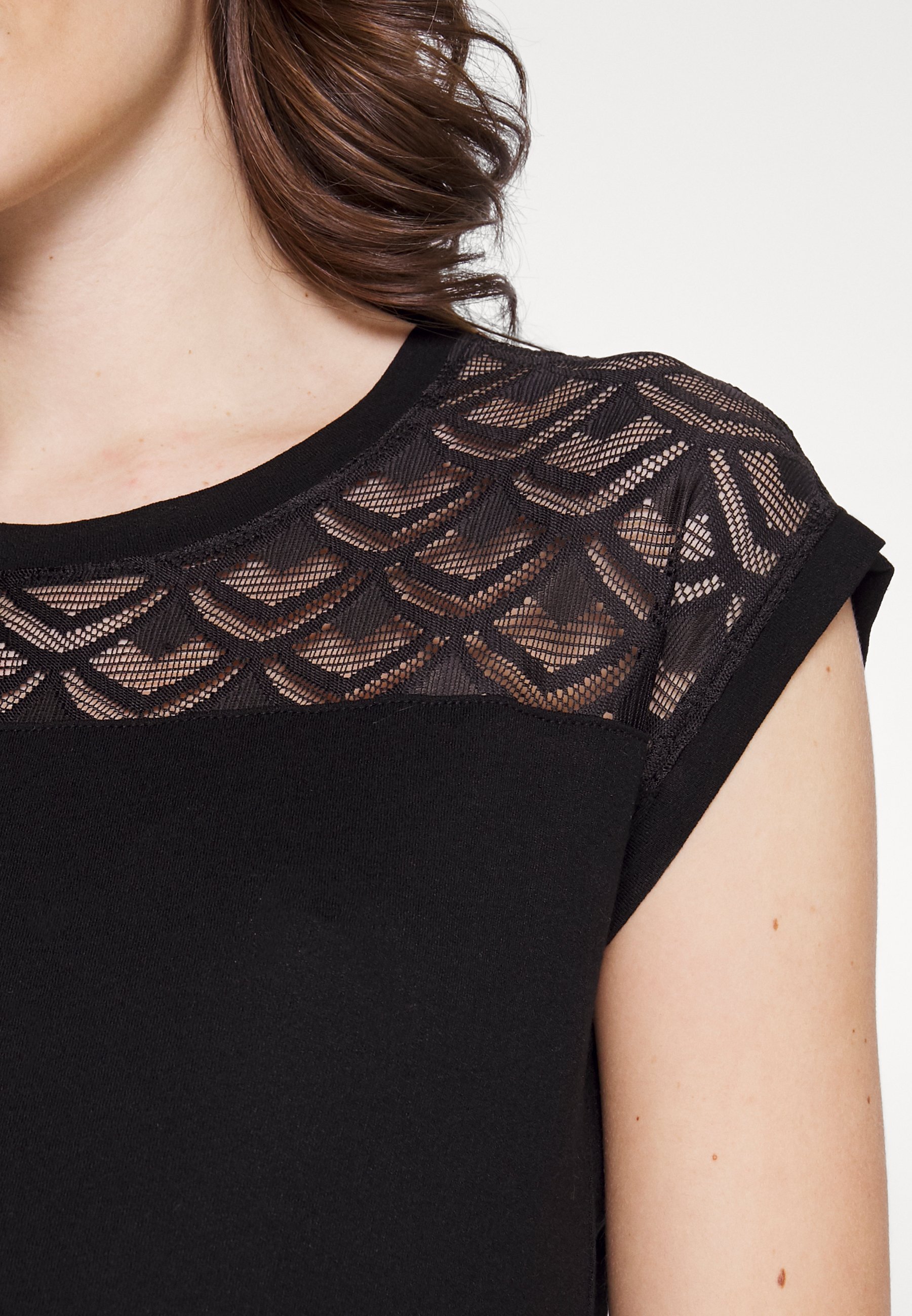 ONLY MATERNITY OLMNICOLE LIFE MIX - Top - schwarz
