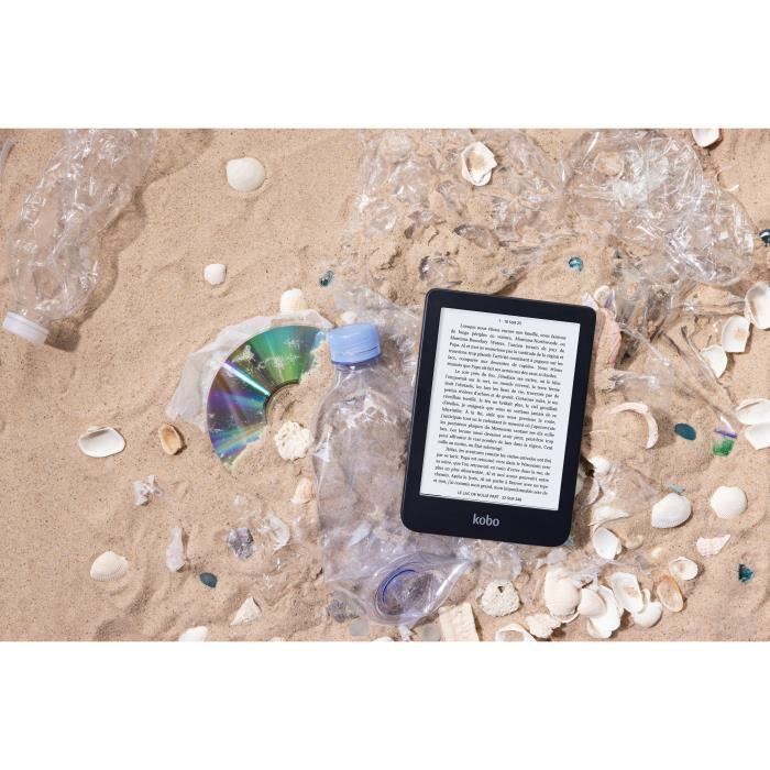 KOBO Clara 2E eReader – 6 Zoll – 16 GB – Ozeanblau – Touchscreen – Recycelter Kunststoff