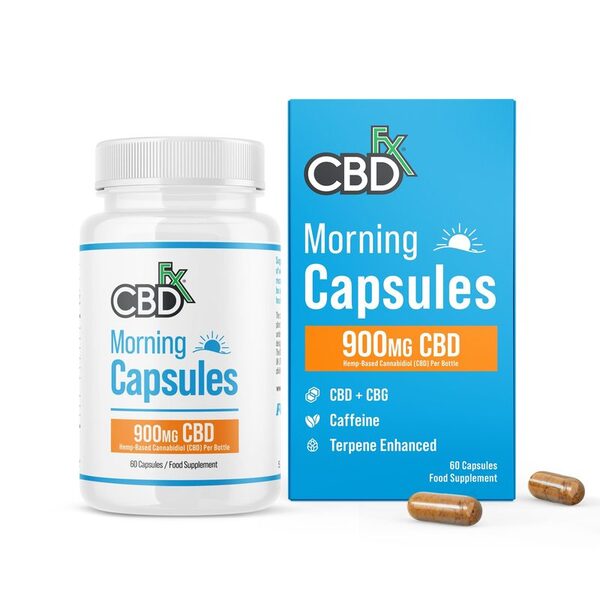 Capsule CBDfx pentru dimineață - 900 mg CBD | Sănătate | Superdrug