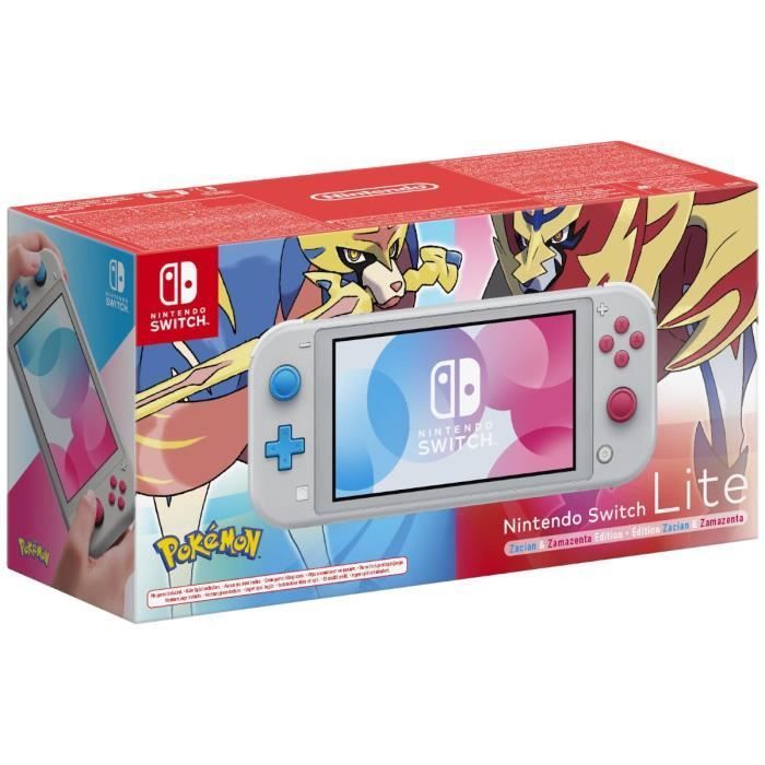 Console portable Nintendo Switch Lite • Édition Limitée Pokémon Zacian & Zamazenta