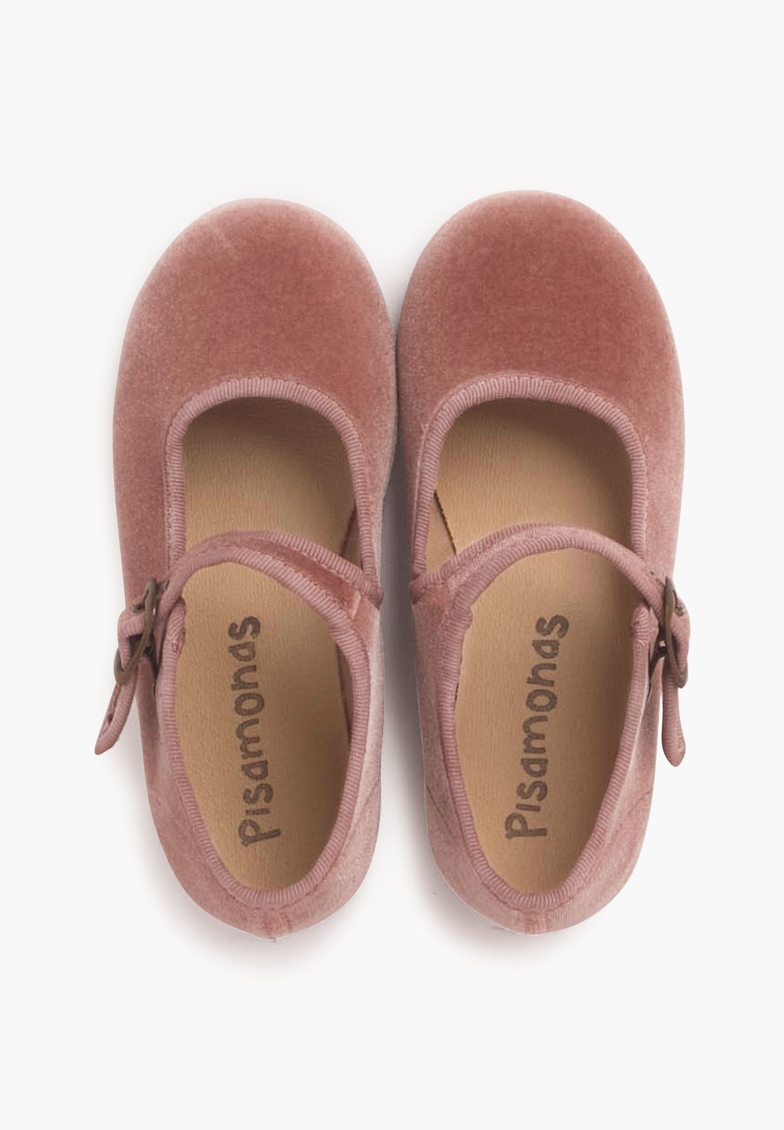 Samt-Pisamonas mit Schnalle – Babyschuhe – Make-up