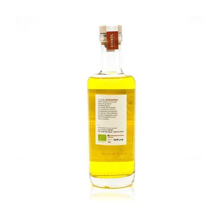 Vodka Safranosa Destilería Crusòl 42° ECOLÓGICO 50cl