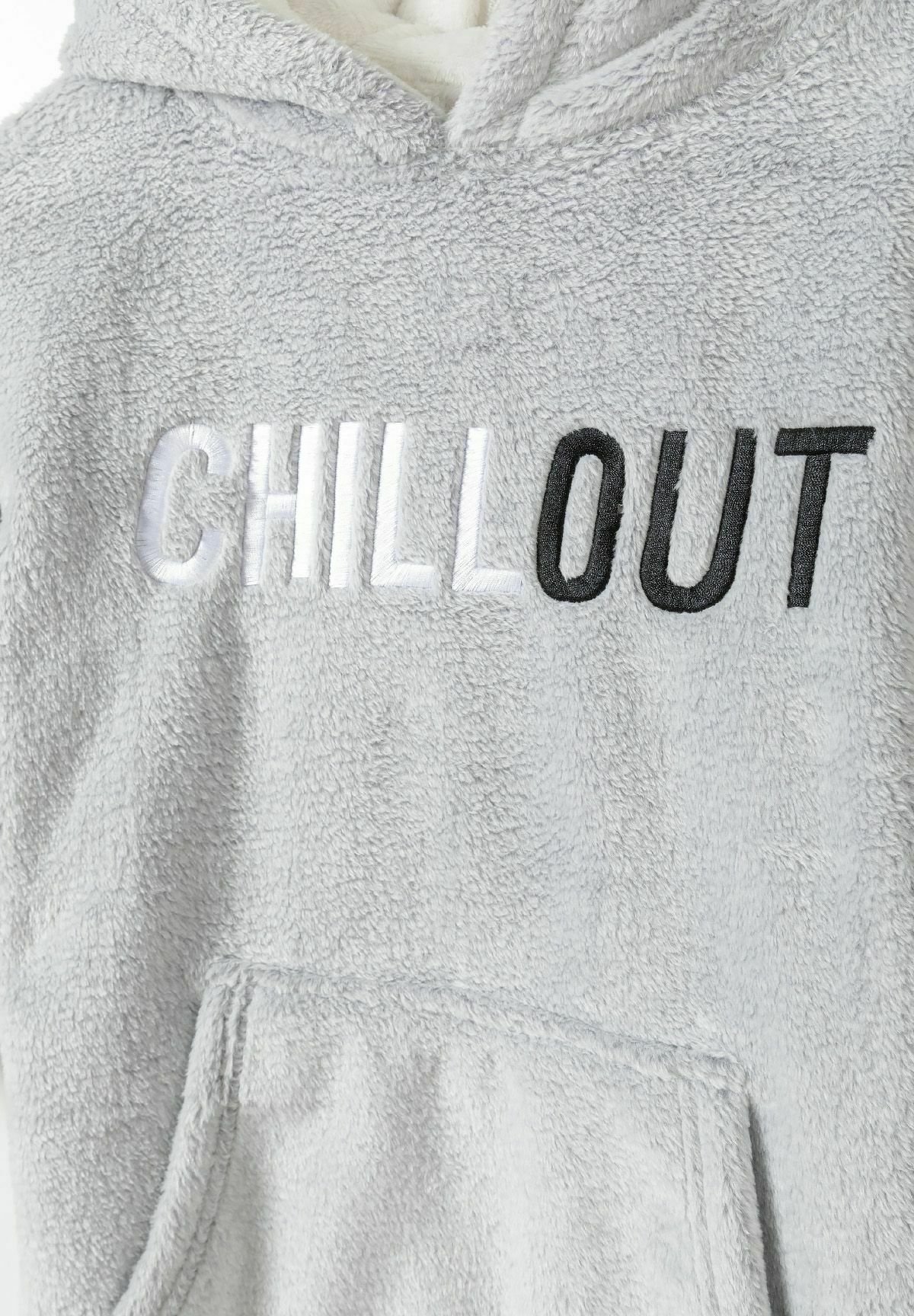 MINOTI CUDDLE HOODIE - Badjas - donkergrijs