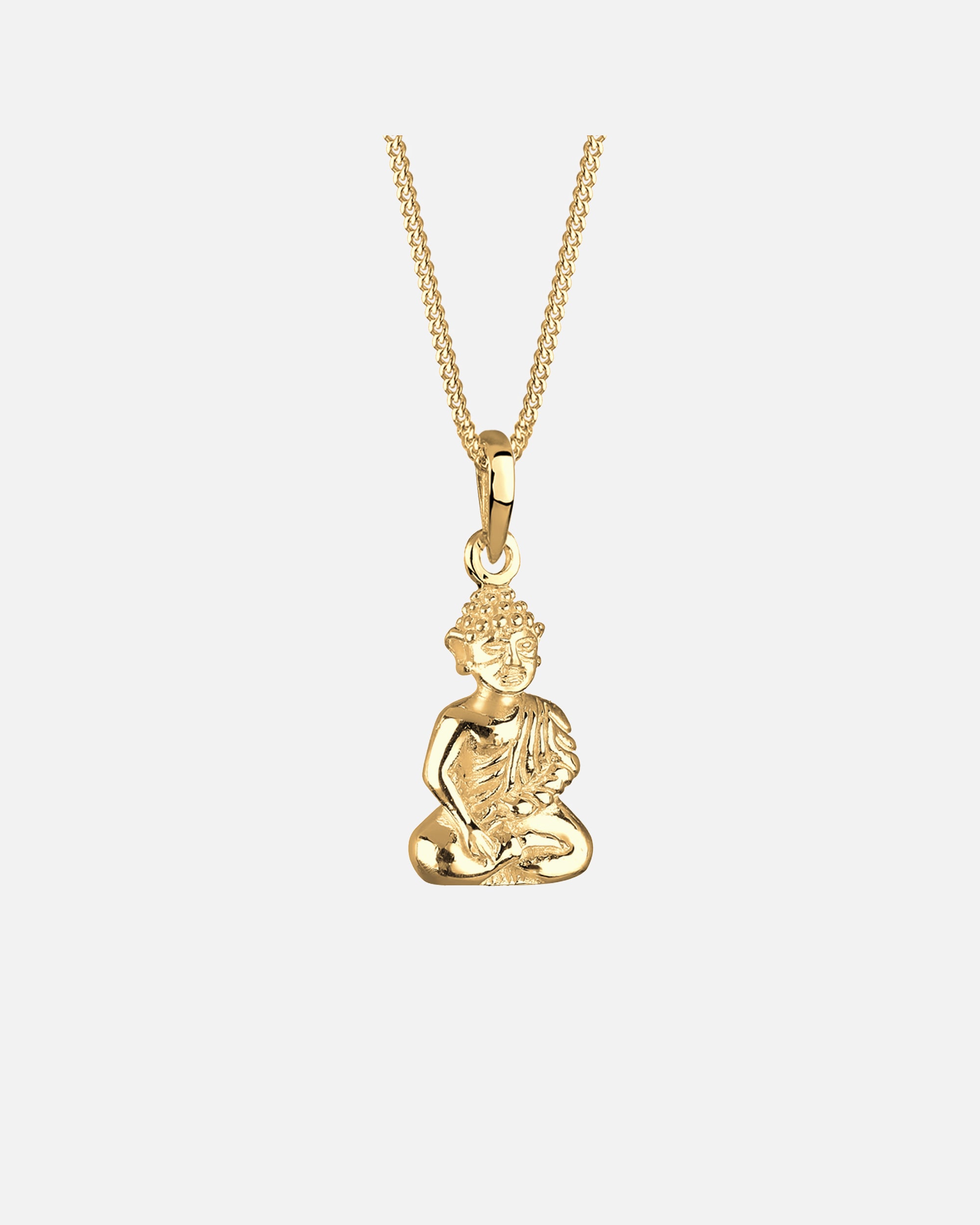 Elli Buddha Collier Femme Plaqué Or Argent (925/1000)