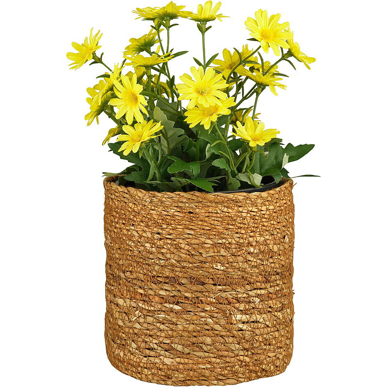 Bloempot ø 14x14 cm zeegras