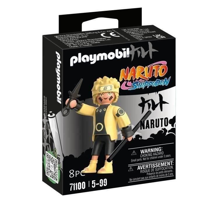 PLAYMOBIL 71100 Naruto Rikudou Sennin Mode, Naruto Shippuden, Figurine de Collection avec Accessoires, Dès 5 ans