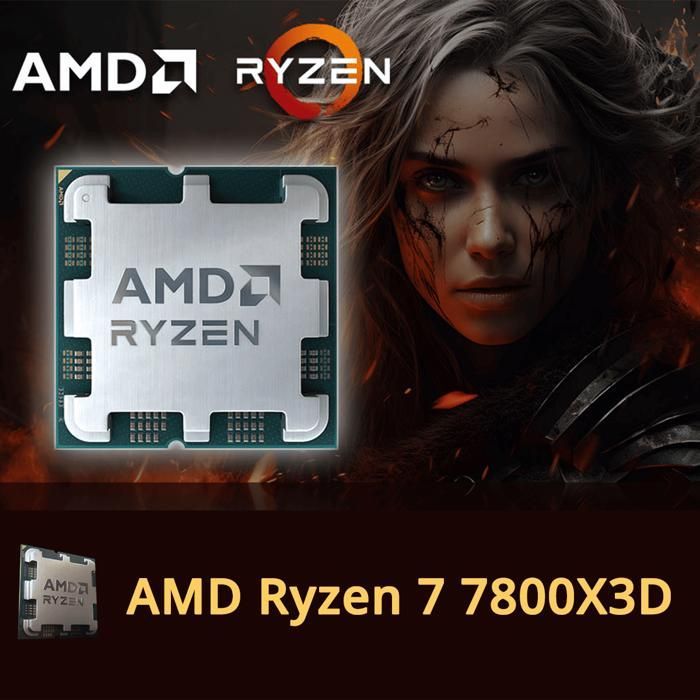Processeur - AMD - Ryzen 7 7800X3D + Thermalright X120R SE ARGB - Socket AM5 - Evolution pour PC Gamer