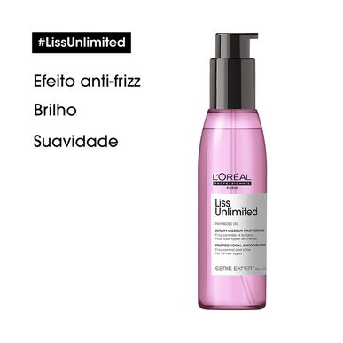 L'Oréal Professionnel Serie Expert Liss Unlimited vyhlazující sérum pro uhlazení a kontrolu krepatění vlasů 125 ml