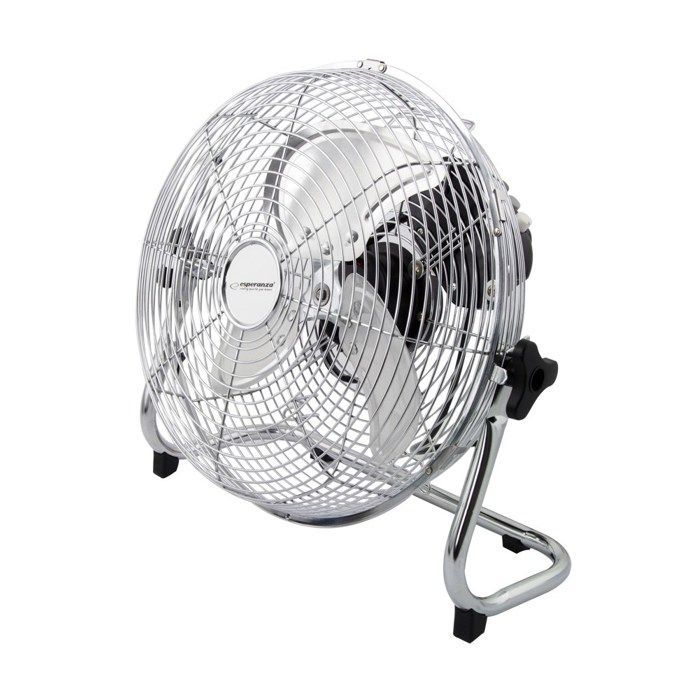 Fan - ESPERANZA - Scirocco 12'' - Chrome - 30 cm - Adjustable and tiltable head