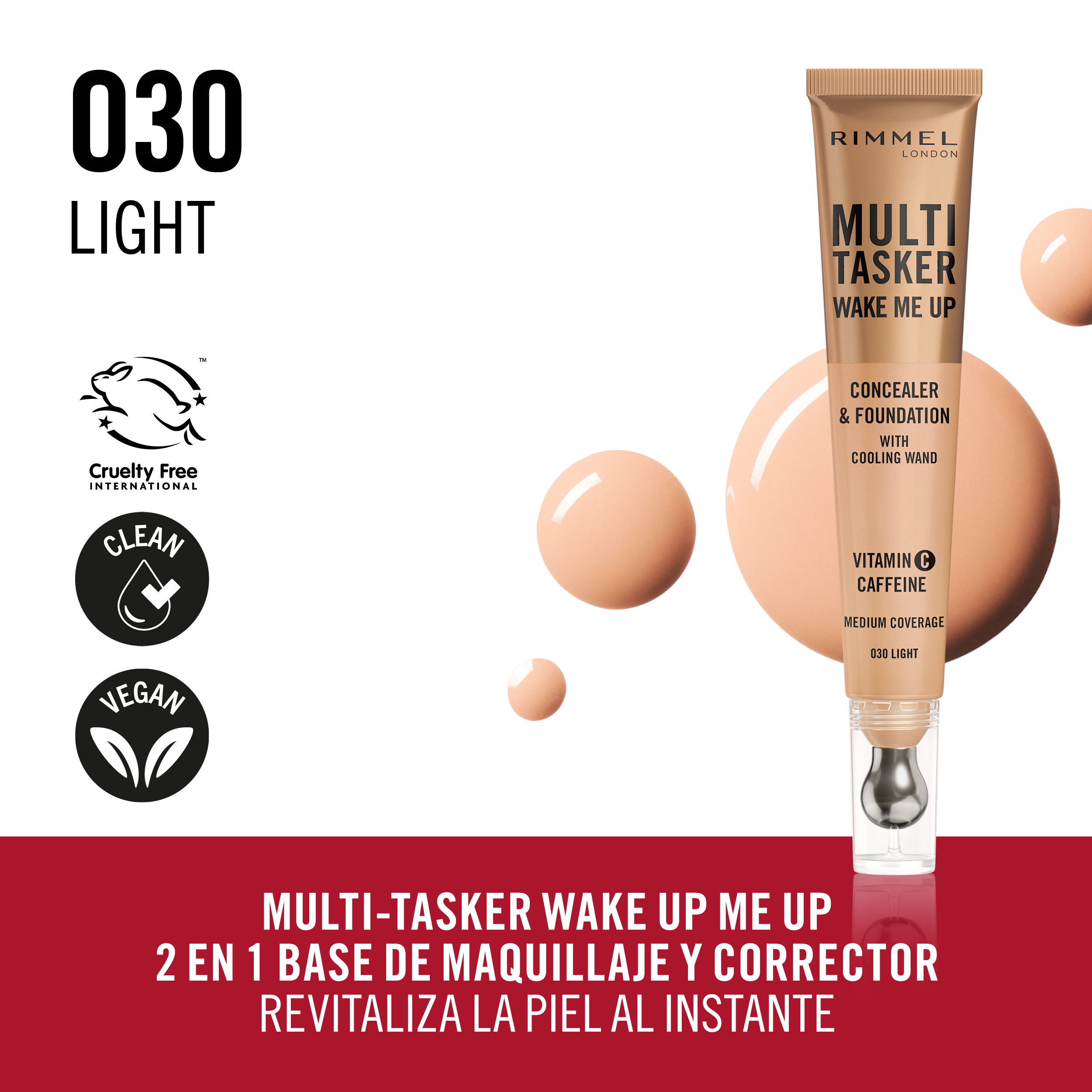 Multi Tasker Wake Me Up korektor i puder Puderi