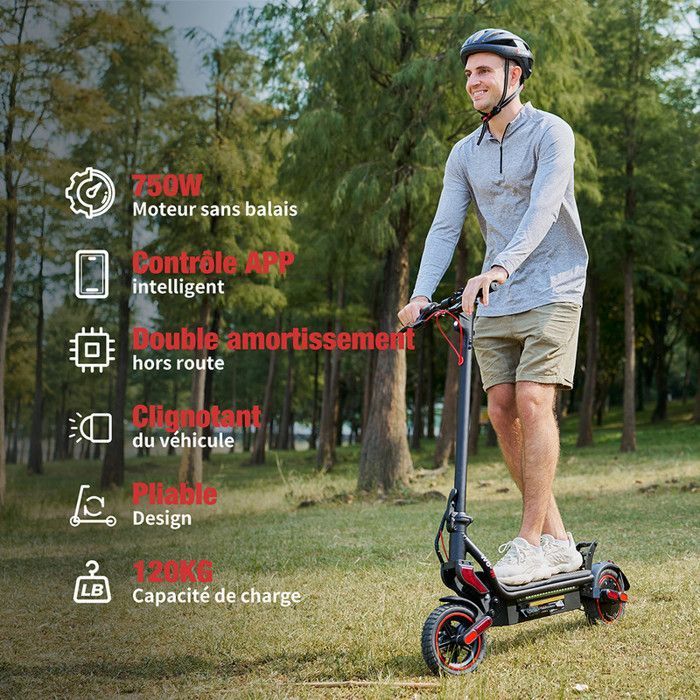 Patinete eléctrico plegable AGILERIDE AS-S2 de 9,3