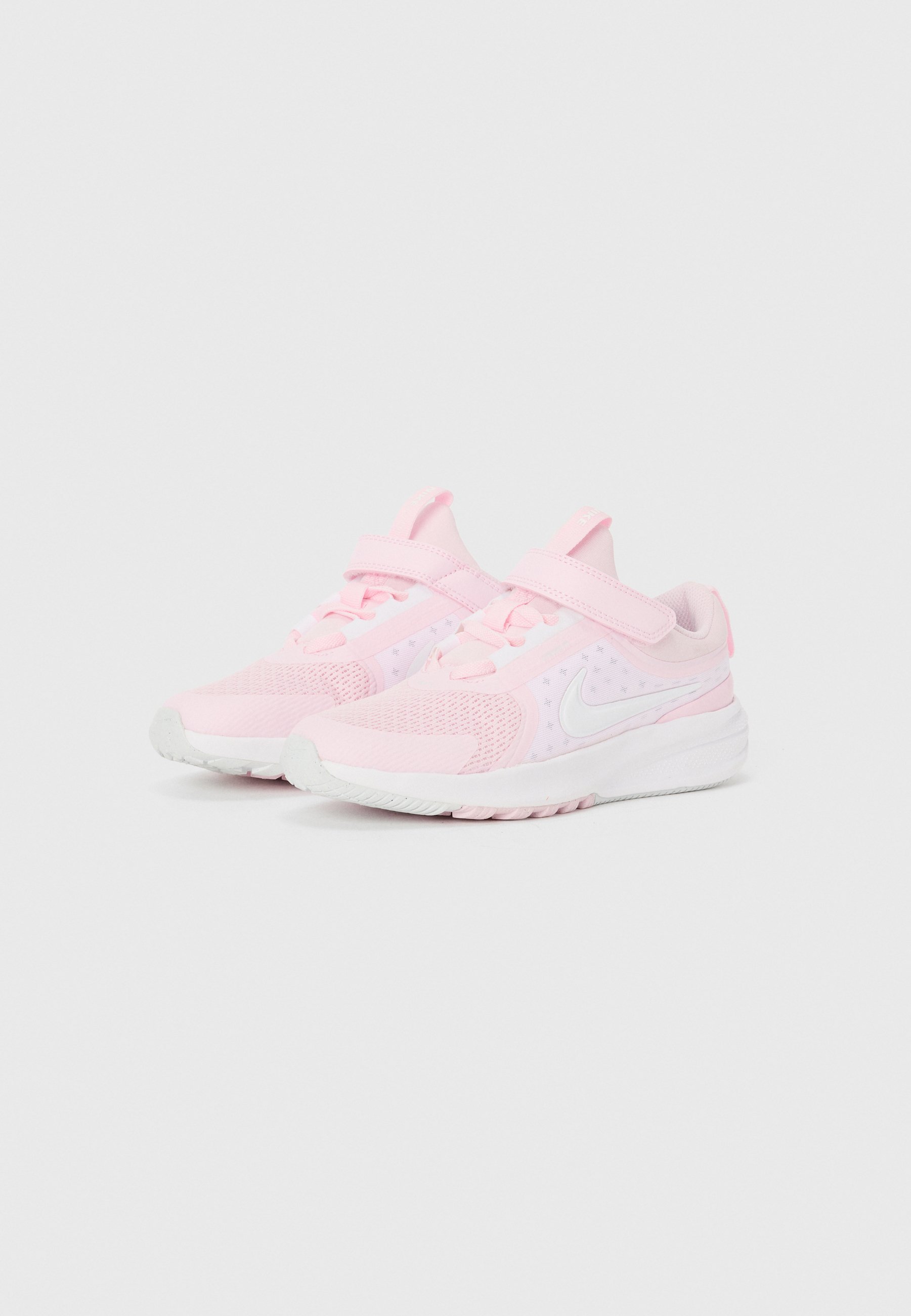 Nike Performance STAR RUNNER 5 UNISEX - Buty do biegania po asfalcie - różowa pianka/białe/czysta platyna