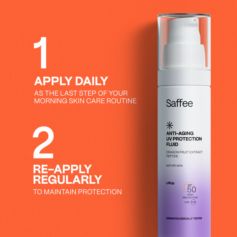 Saffee LiftUp Ochranný fluid proti starnutiu s UV žiarením