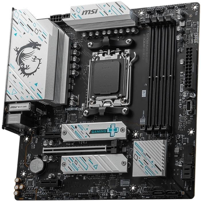 Moederbord - MSI - B650M GAMING PLUS WIFI AM5 micro ATX-aansluiting