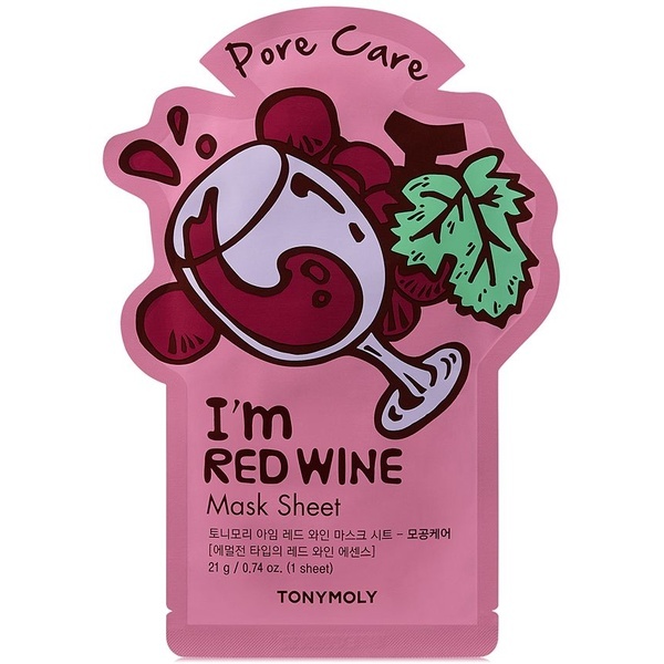 Tonymoly I'm Red Wine - Masca de îngrijire a porilor - 21g