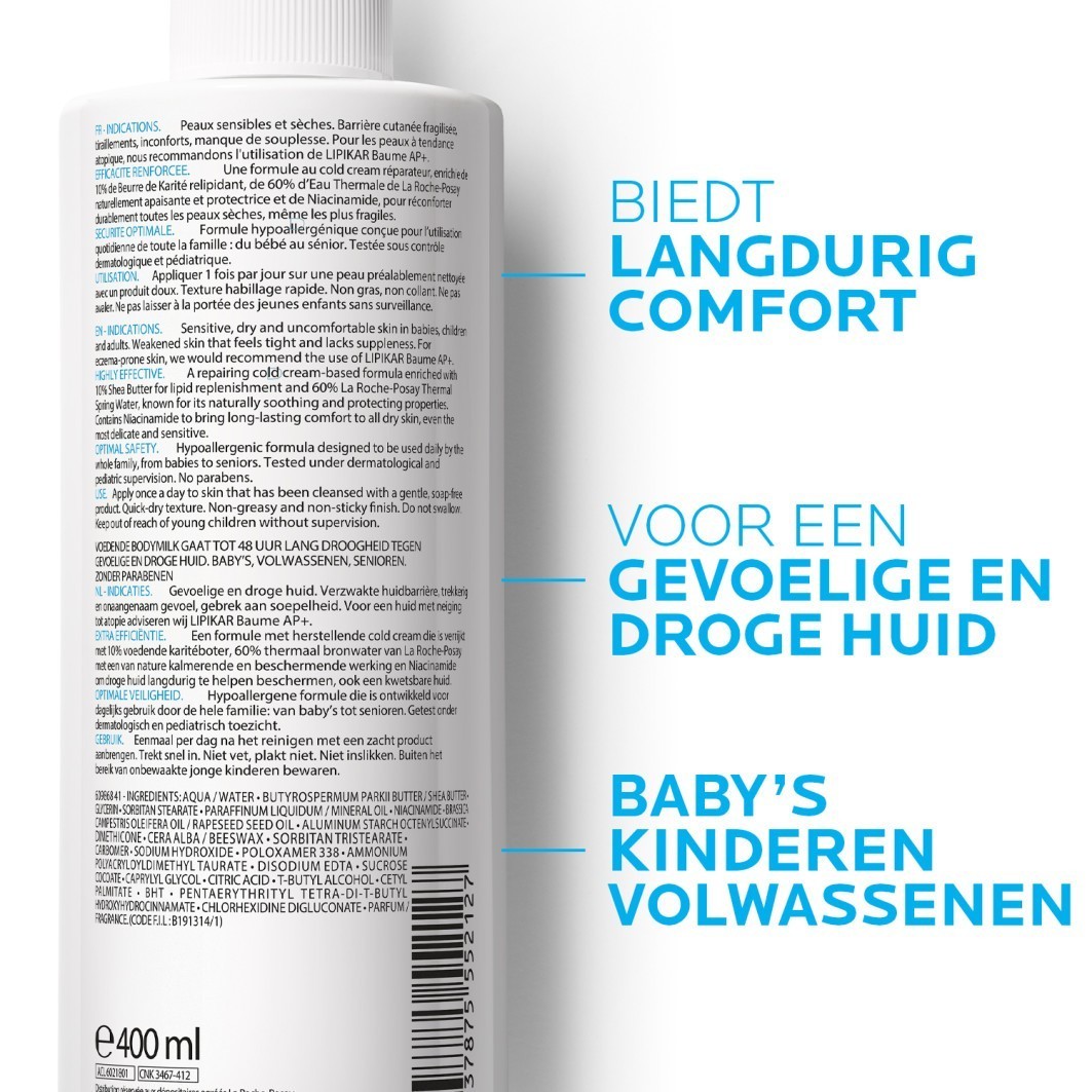 La Roche-Posay Lipikar mlijeko za tijelo - 400 ml
