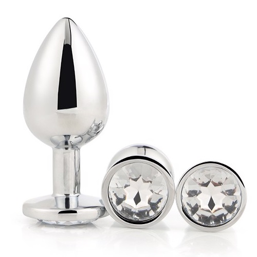 Dream Toys Gleaming Love Silver Plug