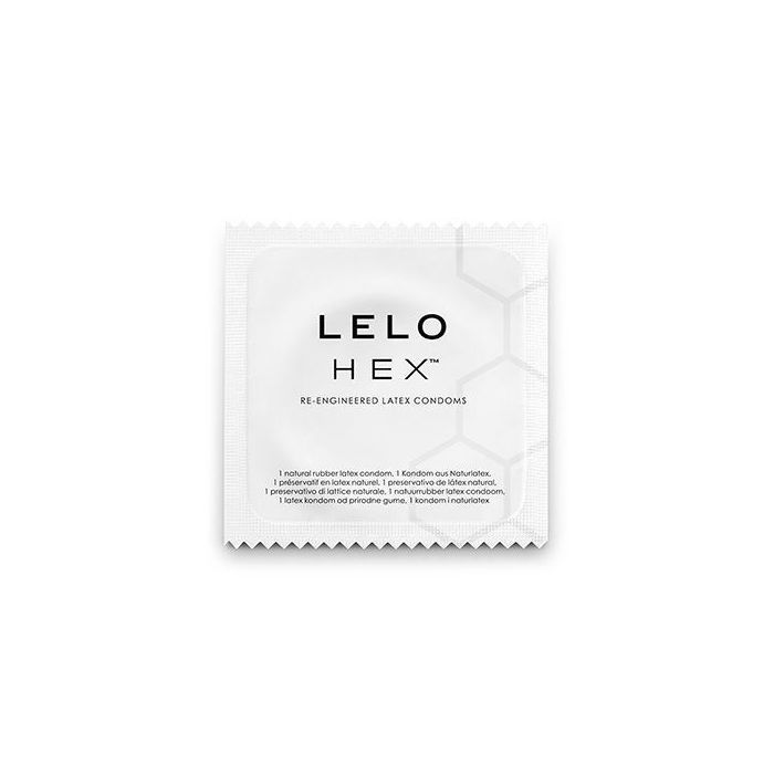 LELO HEX Préservatifs Réinventés - Nouveau Condom Ultra fin pour Plus de Plaisir - Préservatifs de luxe pour Homme légèrement