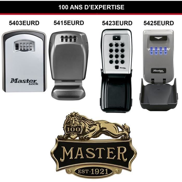 Masterlock Sicherheitsschrank-Schlüsselbox 5403EURD XL Größe