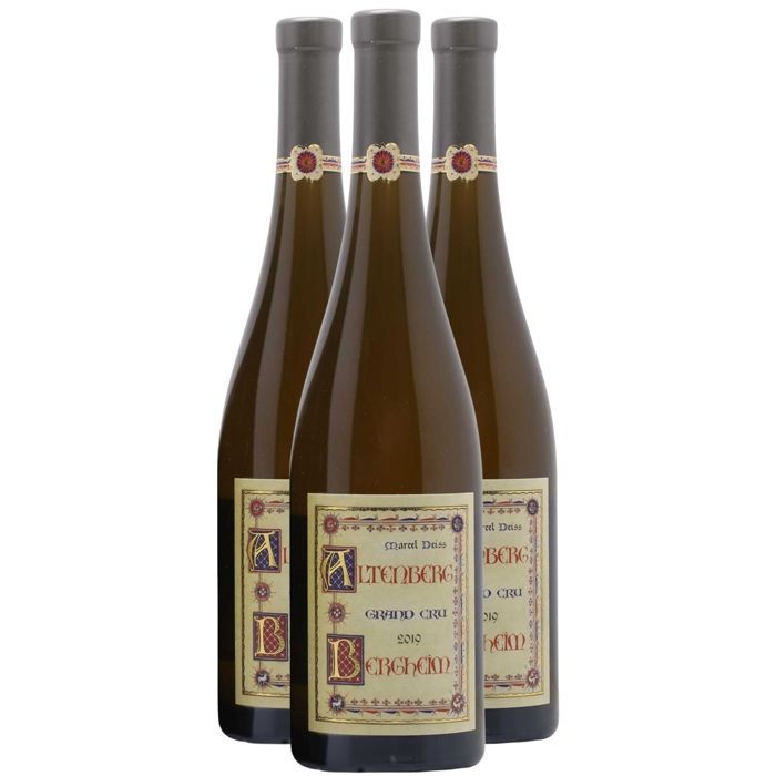 Marcel Deiss Alsace grand cru Altenberg de Bergheim Moelleux 2016 - Vin Blanc d' Alsace (3x75cl) BIO Moelleux