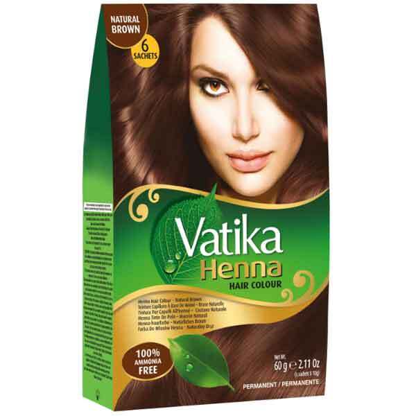 Dabur Henna Permanente Haarfarbe Naturbraun