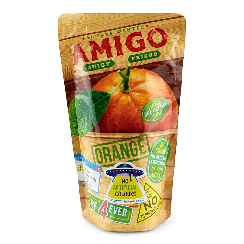 Amigo Bebida de Frutas 8x200 ml Amigo naranja