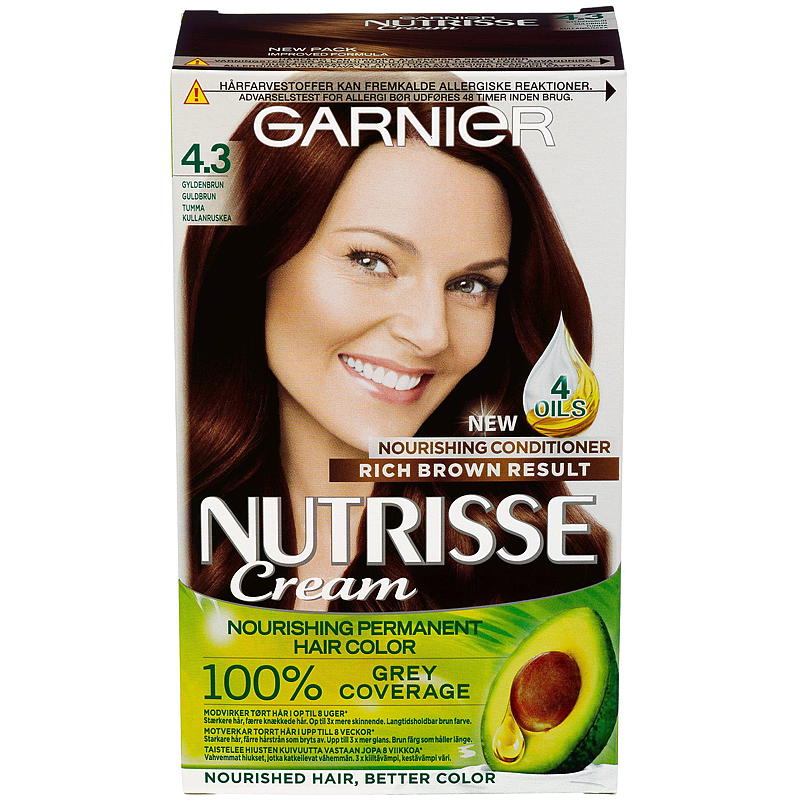 Garnier Nutrisse Crème 4.3 Goudbruin