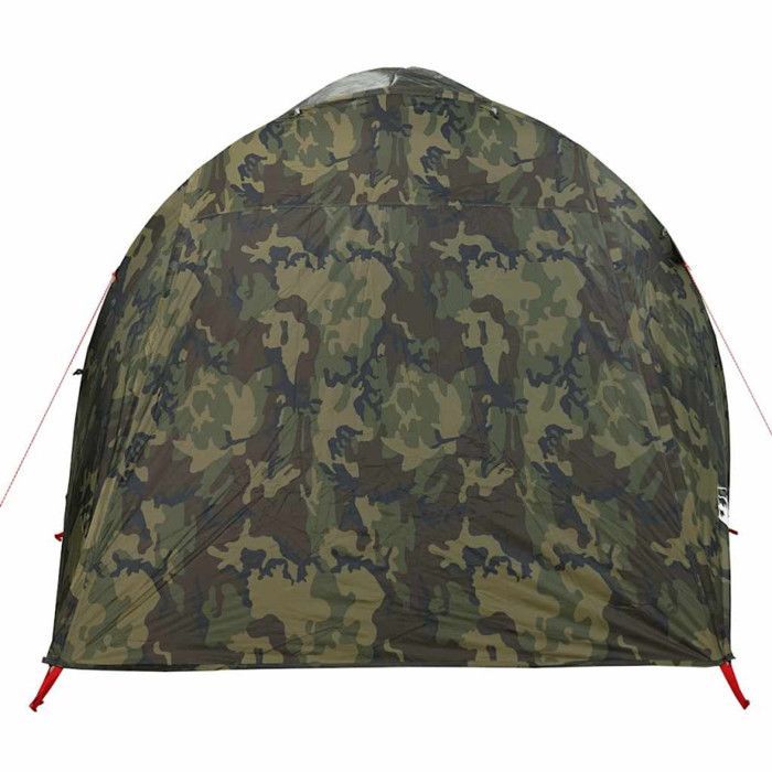 vidaXL 6-Person Tunnel Family Tent, Waterproof Camouflage, Tent, Garden Tent, Outdoor Shelter, Camping Tent, 4009577